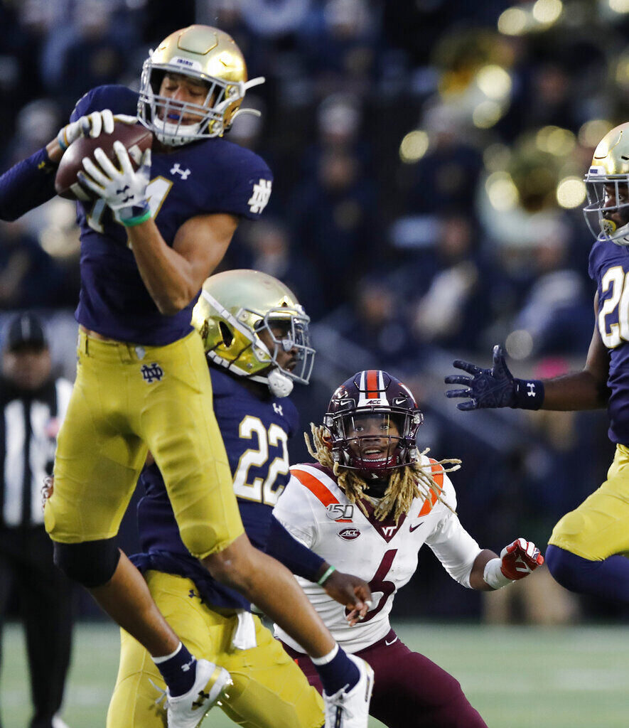5. N.Y. Jets (80/1) — Kyle Hamilton, S, Notre Dame